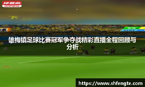 雄梅镇足球比赛冠军争夺战精彩直播全程回顾与分析